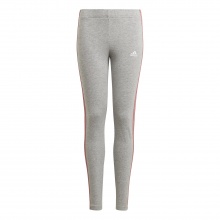 adidas Freizeithose Leggings 3-Streifen grau Mädchen